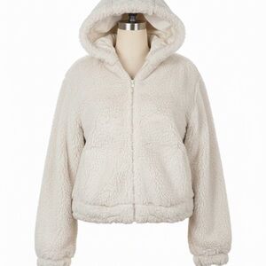 Elegant Cream Teddy Jacket